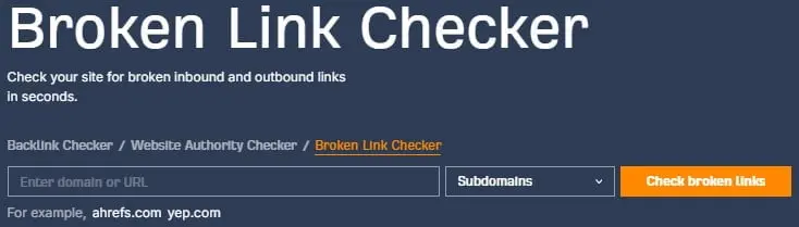 uszkodzone linki zwrotne