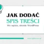 jak dodac spis tresci wordpress