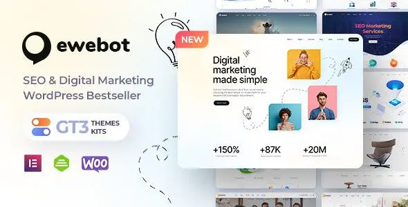Ewebot 3.1.3 - motyw agencji marketingowej
