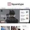 Squaretype nowoczesny szablon bloga wordpress