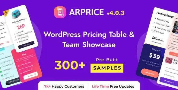 ARPrice 4.1.1 - wtyczka do tabel cenowych