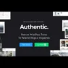 Authentic szablon wordpress dla bloga