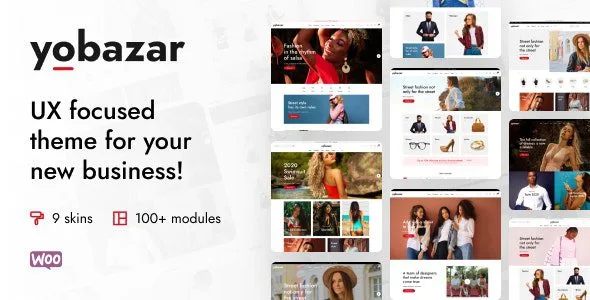 Yobazar 1.5.0 motyw WooCommerce dla sklepów modowych