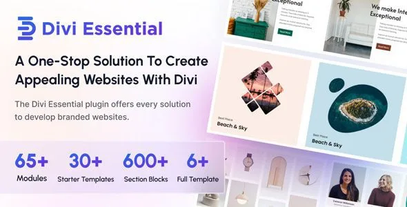 Divi Essential 4.10.0 dodatkowe funkcje do motywu Divi