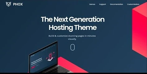 Phox profesjonalny motyw dla hostingu