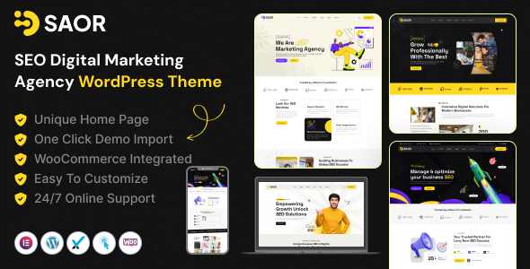 Saor – SEO Digital Marketing Agency Theme