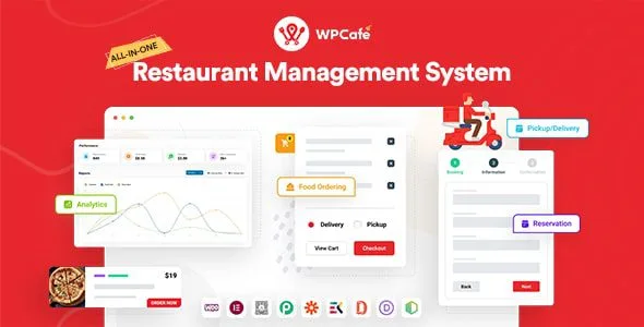 WP Cafe menu online, system rezerwacji oraz zamówień jedzenia na wynos