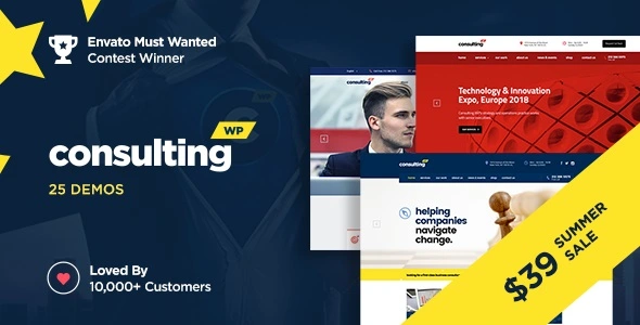 Consulting - biznesowy szablon WordPress