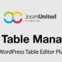 JoomUnited WP Table Manager wordpress